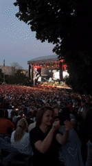 Large outdoor concert draws crowds in Nitra, Slovakia
