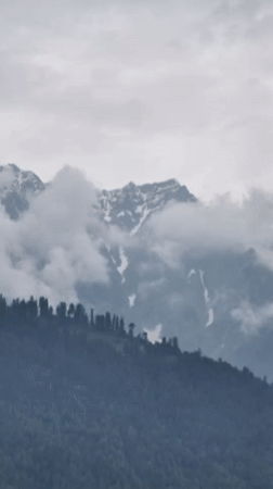 Morning mountain vistas documented across Vashisht, Himalayan region