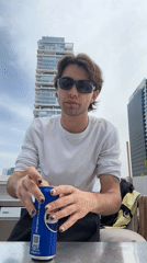 Morning moments captured in Tel Aviv: rooftop drink, indoor buffet
