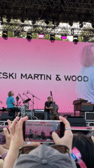 Medeski Martin & Wood performs outdoor morning concert in Seoul