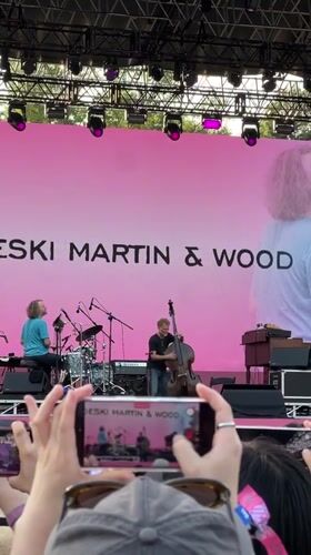 Medeski Martin & Wood performs outdoor morning concert in Seoul