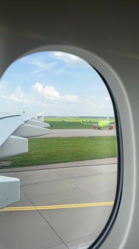 Red Wings aircraft spotted on Domodedovo runway with ground crew