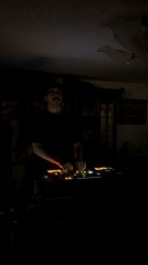 DJ performs at morning house party in Mexico City
