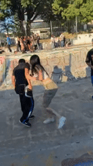 Youth gather for music event at Buenos Aires skatepark