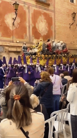 Everyday life and street events across Orihuela on a summer afternoon