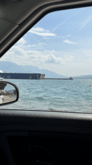 Cargo ship spotted on waters near Bijela, Montenegro