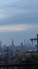 NYC skyline and street art captured by witnesses