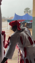 Community celebration draws crowds in Riyom despite rain