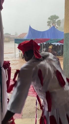 Community celebration draws crowds in Riyom despite rain