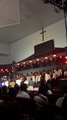 Church choir performs late-night service in Dar es Salaam