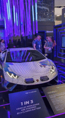 Luxury cars and eVTOL aircraft showcased at Las Vegas trade show