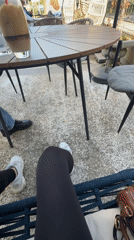 Casual cafe dining captured by witnesses in Varna, Bulgaria