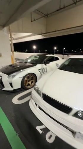 Japanese sports car enthusiasts gather for meet in Kisarazu garage