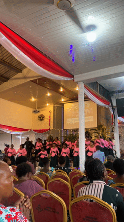 Women's choir performs at church gathering in Dar es-Salaam