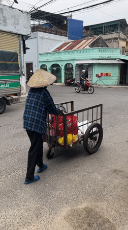 Morning street life documented in Nha Trang Ward
