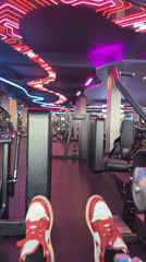 Morning workout session documented at North Kuta gym facility