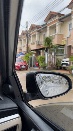 Rainy day activities captured across Kathu, Thailand