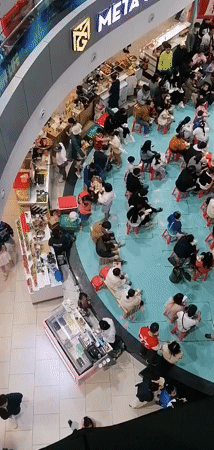 Lotto game show with clown host draws mall crowd in Da Lat