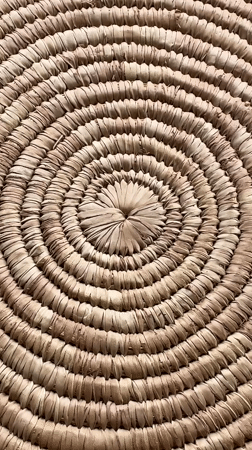 Circular woven mat documented in Jos, Nigeria