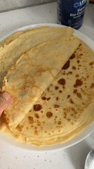 Home cooking: Crepes prepared in Limassol kitchen