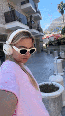 Routine street life and selfie-taking observed in Budva
