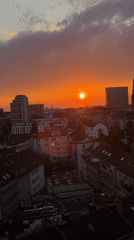 Evening moments captured across Düsseldorf indoor and outdoor spaces