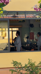 Dawn prayer ceremony observed at temple in Mỹ Tho