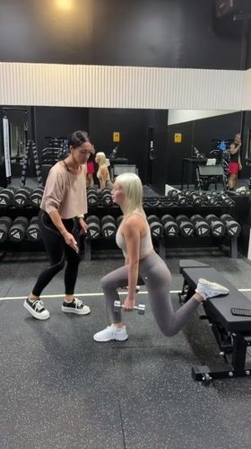 Women train together at Choeng Mon gym