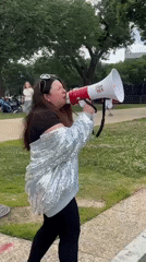 Multiple protest groups demonstrate in Washington D.C. Sunday evening