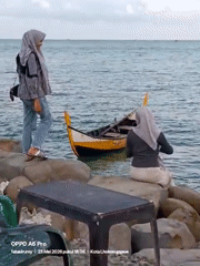 Coastal leisure and fishing activities observed in Lhokseumawe