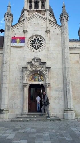 Church bells ring as visitors explore historic Herceg Novi