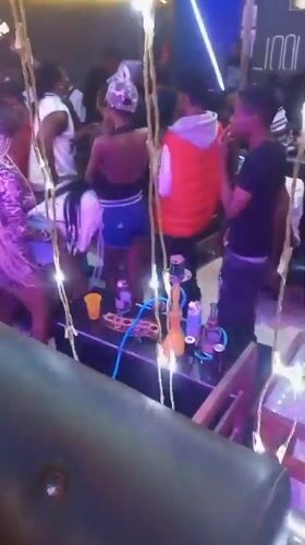 Crowded nightclub scene captured in Ikorodu, Nigeria