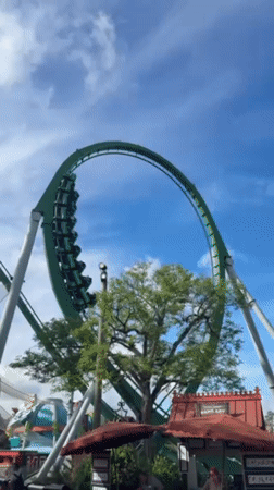 Theme park visitors capture Marvel attractions at Universal Orlando
