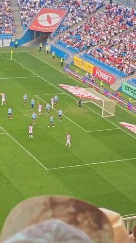 Soccer match draws crowds to Samara stadium