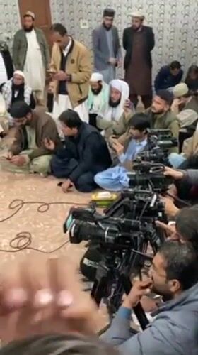 Religious political group holds press conference in Quetta, Pakistan
