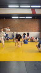 Children's martial arts class held in Krasnoyarsk gym