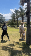 Family playtime captured in sunny Haifa park