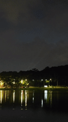 Night fishing scenes captured at Da Lat's Xuân Hương Lake