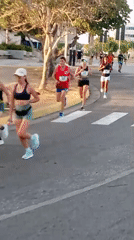 Running event documented by witnesses in Los Robles, Venezuela