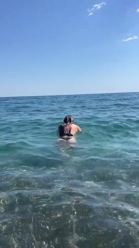 Families enjoy sunny afternoon at Montenegro beaches