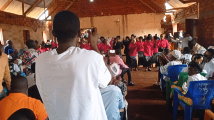 Dance performance recorded at church gathering in DRC villages