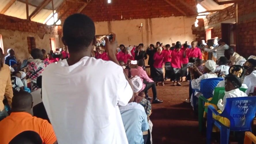 Dance performance recorded at church gathering in DRC villages