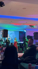Evening memories from Plovdiv: live music, fish tank, sleeping dog