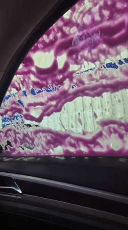 Driver Records Car Wash Experience in Tomilino, Russia