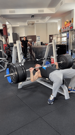 Gym workout session documented in Primorsko, Bulgaria