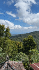 Panoramic views of Banjar Indonesia landscape and monuments documented