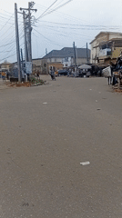 Street scene documented in Isheri, Nigeria neighborhood