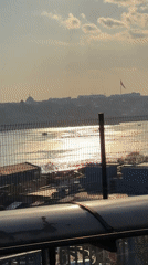 Man Records Scenic Golden Horn Views from Beyoğlu Overlook