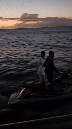 Jet ski ride and party captured in Brazilian coastal town