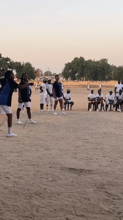 Soldiers, civilians play volleyball and table tennis in Maiduguri